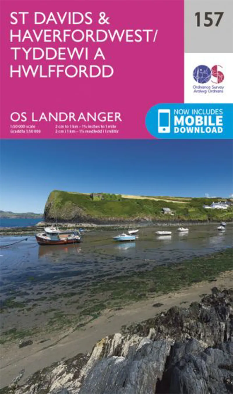 OS Landranger Map 157 - St Davids and Haverfordwest